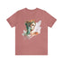 Greecian Goddess in Watercolor - Short Sleeve Tee Heather Mauve